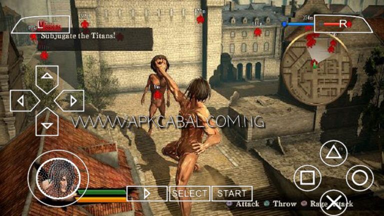 Download AOT 2 PSP Attack on Titan 2 PPSSPP Apk ISO